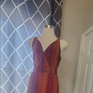 BCBGGeneration Jumpsuit Color: Multi Size: Medium